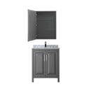 Daria 30" Free Standing Single Vanity Set with MDF Cabinet, Marble Vanity Top, Undermount Sink, and Medicine Cabinet - image 21