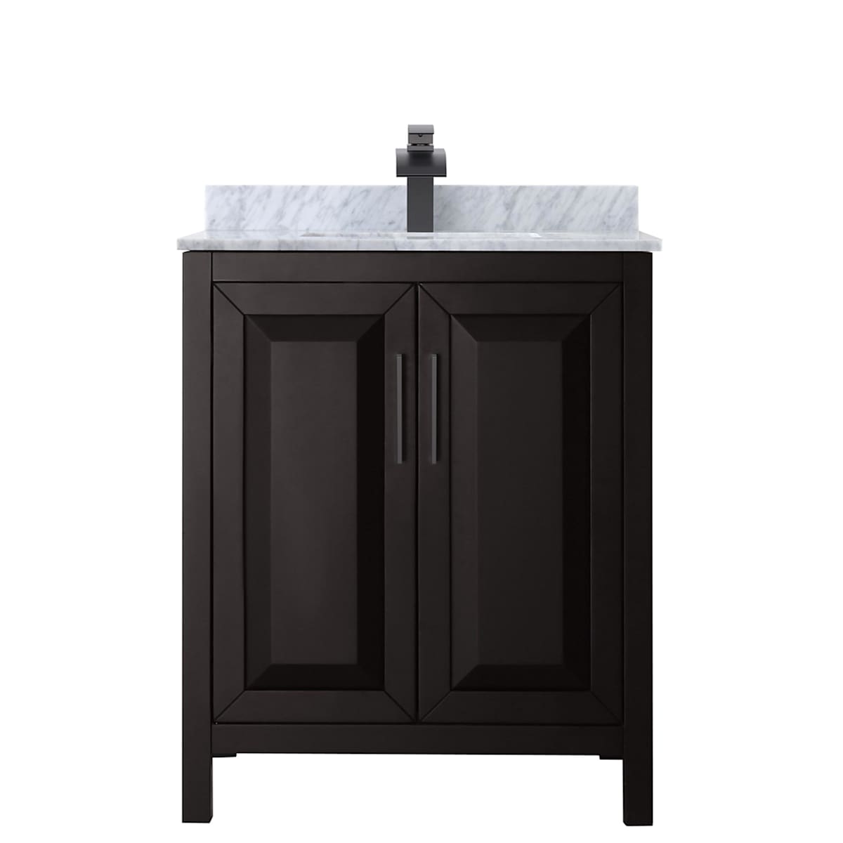 Daria 30" Free Standing Single Vanity Set with MDF Cabinet, Marble Vanity Top, and Undermount Sink - image 9