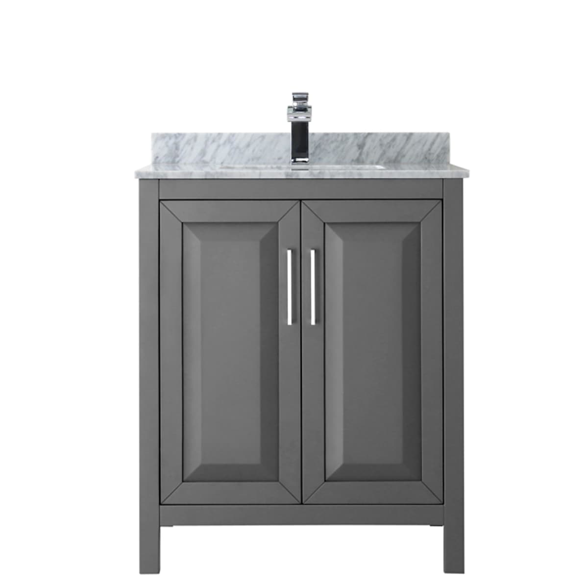 Daria 30" Free Standing Single Vanity Set with MDF Cabinet, Marble Vanity Top, and Undermount Sink - image 21