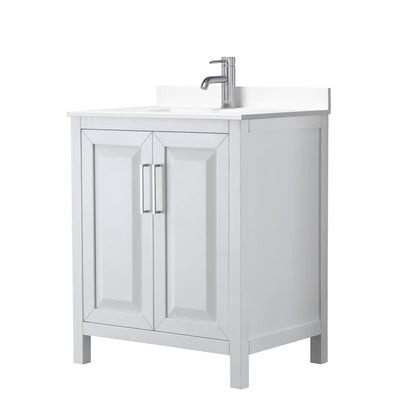 Daria 30" Free Standing Single Basin Vanity Set with Cabinet and Cultured Marble Vanity Top - image 1