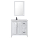 Daria 36" Free Standing Single Basin Vanity Set with Cabinet, Cultured Marble Vanity Top, and Framed Mirror - image 17