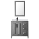 Daria 36" Free Standing Single Basin Vanity Set with Cabinet, Cultured Marble Vanity Top, and Framed Mirror - image 21