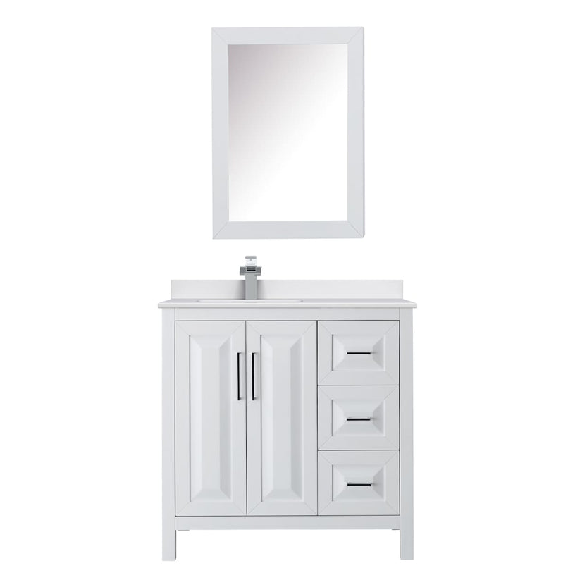 Daria 36" Free Standing Single Basin Vanity Set with Cabinet, Cultured Marble Vanity Top, and Medicine Cabinet - image 10