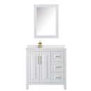 Daria 36" Free Standing Single Basin Vanity Set with Cabinet, Cultured Marble Vanity Top, and Medicine Cabinet - image 12