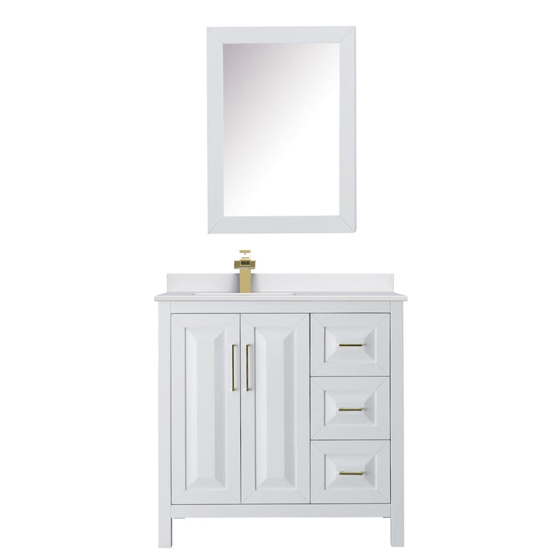 Daria 36" Free Standing Single Basin Vanity Set with Cabinet, Cultured Marble Vanity Top, and Medicine Cabinet - image 12