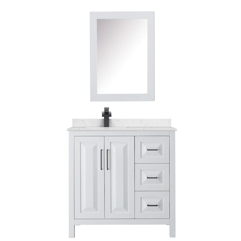 Daria 36" Free Standing Single Basin Vanity Set with Cabinet, Cultured Marble Vanity Top, and Medicine Cabinet - image 15