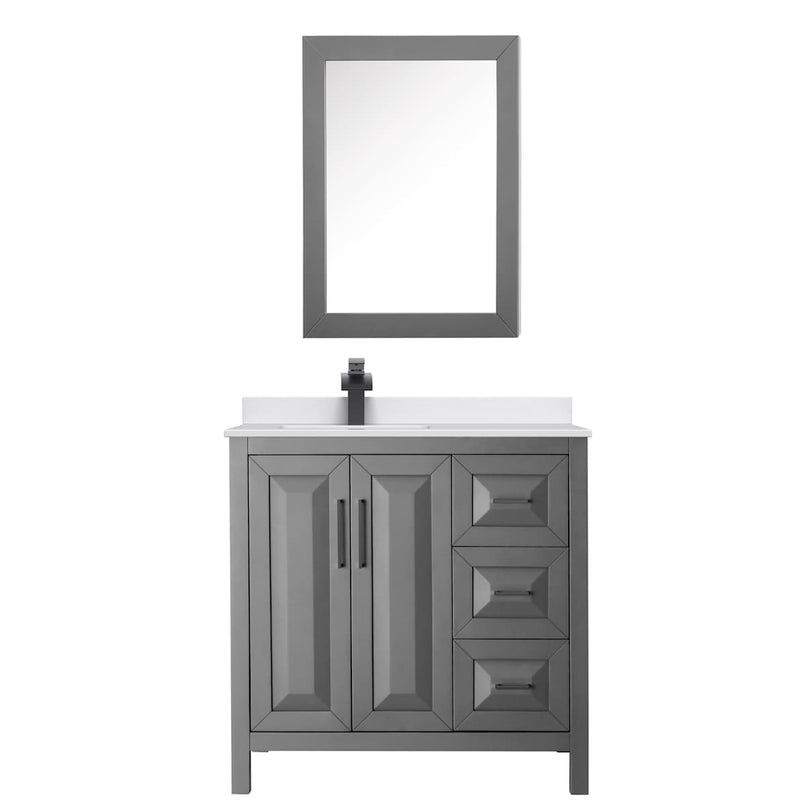 Daria 36" Free Standing Single Basin Vanity Set with Cabinet, Cultured Marble Vanity Top, and Medicine Cabinet - image 18