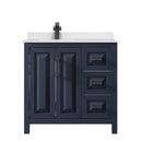 Daria 36" Free Standing Single Basin Vanity Set with Cabinet and Cultured Marble Vanity Top - image 7