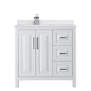 Daria 36" Free Standing Single Basin Vanity Set with Cabinet and Cultured Marble Vanity Top - image 9