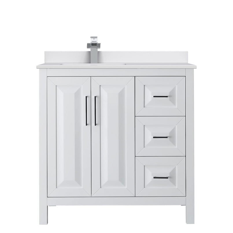 Daria 36" Free Standing Single Basin Vanity Set with Cabinet and Cultured Marble Vanity Top - image 9