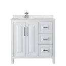 Daria 36" Free Standing Single Basin Vanity Set with Cabinet and Cultured Marble Vanity Top - image 10