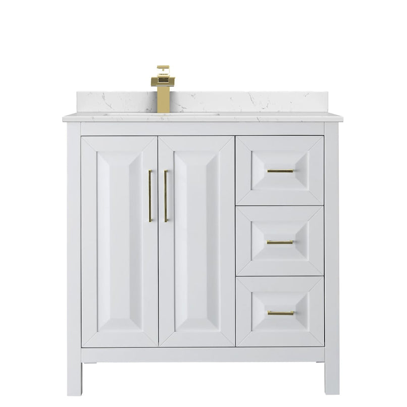 Daria 36" Free Standing Single Basin Vanity Set with Cabinet and Cultured Marble Vanity Top - image 12