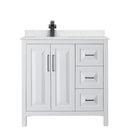 Daria 36" Free Standing Single Basin Vanity Set with Cabinet and Cultured Marble Vanity Top - image 14
