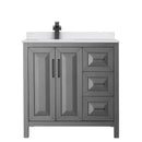 Daria 36" Free Standing Single Basin Vanity Set with Cabinet and Cultured Marble Vanity Top - image 17