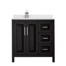 Daria 36" Free Standing Single Basin Vanity Set with Cabinet and Cultured Marble Vanity Top - image 21