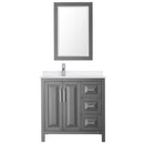 Daria 36" Free Standing Single Basin Vanity Set with Cabinet, Quartz Vanity Top, and Framed Mirror - image 13