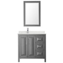 Daria 36" Free Standing Single Basin Vanity Set with Cabinet, Quartz Vanity Top, and Framed Mirror - image 17