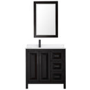 Daria 36" Free Standing Single Basin Vanity Set with Cabinet, Quartz Vanity Top, and Framed Mirror - image 20