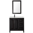 Daria 36" Free Standing Single Basin Vanity Set with Cabinet, Quartz Vanity Top, and Framed Mirror - image 21