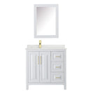 Daria 36" Free Standing Single Basin Vanity Set with Cabinet, Quartz Vanity Top, and Medicine Cabinet - image 13
