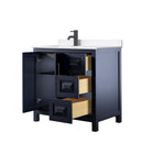 Daria 36" Free Standing Single Basin Vanity Set with Cabinet and Quartz Vanity Top - image 6