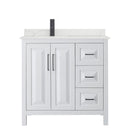 Daria 36" Free Standing Single Basin Vanity Set with Cabinet and Quartz Vanity Top - image 14