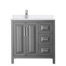 Daria 36" Free Standing Single Basin Vanity Set with Cabinet and Quartz Vanity Top - image 15