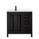 Daria 36" Free Standing Single Basin Vanity Set with Cabinet and Quartz Vanity Top - image 19