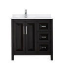 Daria 36" Free Standing Single Basin Vanity Set with Cabinet and Quartz Vanity Top - image 21