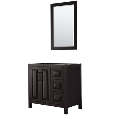 Daria 35" Single Free Standing Vanity Cabinet - Less Vanity Top - image 1
