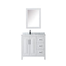 Daria 36" Free Standing Single Vanity Set with MDF Cabinet, Marble Vanity Top, Undermount Sink, and Medicine Cabinet - image 8