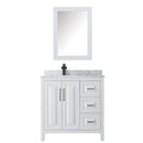 Daria 36" Free Standing Single Vanity Set with MDF Cabinet, Marble Vanity Top, Undermount Sink, and Medicine Cabinet - image 10