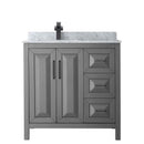 Daria 36" Free Standing Single Vanity Set with MDF Cabinet, Marble Vanity Top, and Undermount Sink - image 10