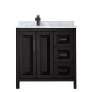 Daria 36" Free Standing Single Vanity Set with MDF Cabinet, Marble Vanity Top, and Undermount Sink - image 11