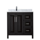 Daria 36" Free Standing Single Vanity Set with MDF Cabinet, Marble Vanity Top, and Undermount Sink - image 12