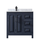 Daria 36" Free Standing Single Vanity Set with MDF Cabinet, Marble Vanity Top, and Undermount Sink - image 13