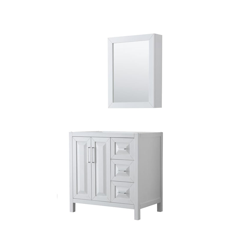 Daria 35" Single Free Standing Vanity Cabinet - Less Vanity Top - image 1