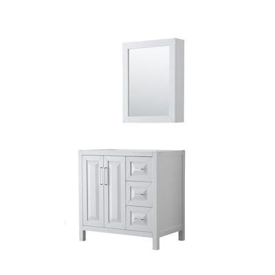 Daria 35" Single Free Standing Vanity Cabinet - Less Vanity Top - image 1