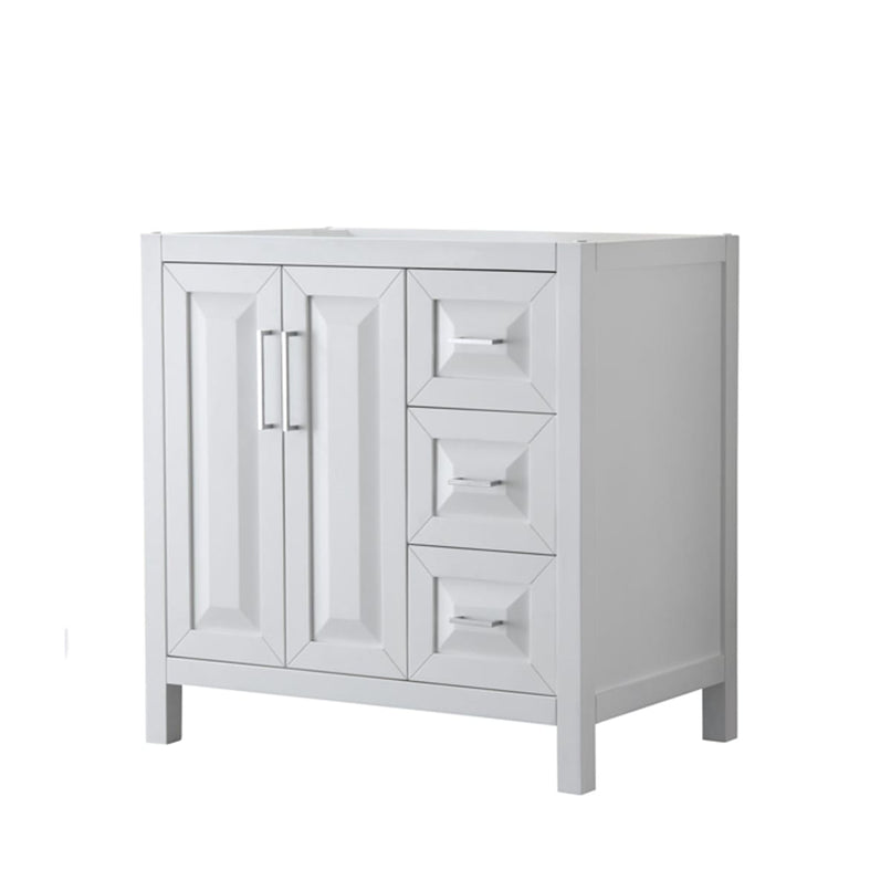 Daria 35" Single Free Standing Vanity Cabinet Only - Less Vanity Top - image 1