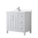 Daria 36" Free Standing Single Basin Vanity Set with Cabinet and Quartz Vanity Top - image 1