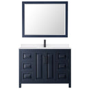 Daria 48" Free Standing Single Basin Vanity Set with Cabinet, Quartz Vanity Top, and Framed Mirror - image 8