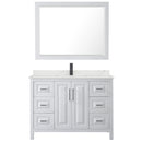 Daria 48" Free Standing Single Basin Vanity Set with Cabinet, Quartz Vanity Top, and Framed Mirror - image 18