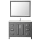 Daria 48" Free Standing Single Basin Vanity Set with Cabinet, Quartz Vanity Top, and Framed Mirror - image 20