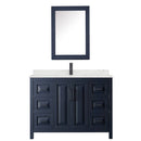 Daria 48" Free Standing Single Basin Vanity Set with Cabinet, Quartz Vanity Top, and Medicine Cabinet - image 3