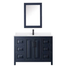 Daria 48" Free Standing Single Basin Vanity Set with Cabinet, Quartz Vanity Top, and Medicine Cabinet - image 9