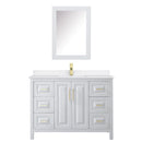 Daria 48" Free Standing Single Basin Vanity Set with Cabinet, Quartz Vanity Top, and Medicine Cabinet - image 16
