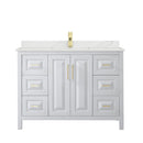 Daria 48" Free Standing Single Basin Vanity Set with Cabinet and Quartz Vanity Top - image 12