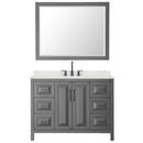 Daria 48" Free Standing Single Basin Vanity Set with Cabinet, Quartz Vanity Top, and Framed Mirror - image 19