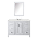 Daria 48" Free Standing Single Basin Vanity Set with Cabinet, Quartz Vanity Top, and Medicine Cabinet - image 9