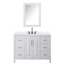 Daria 48" Free Standing Single Basin Vanity Set with Cabinet, Quartz Vanity Top, and Medicine Cabinet - image 15